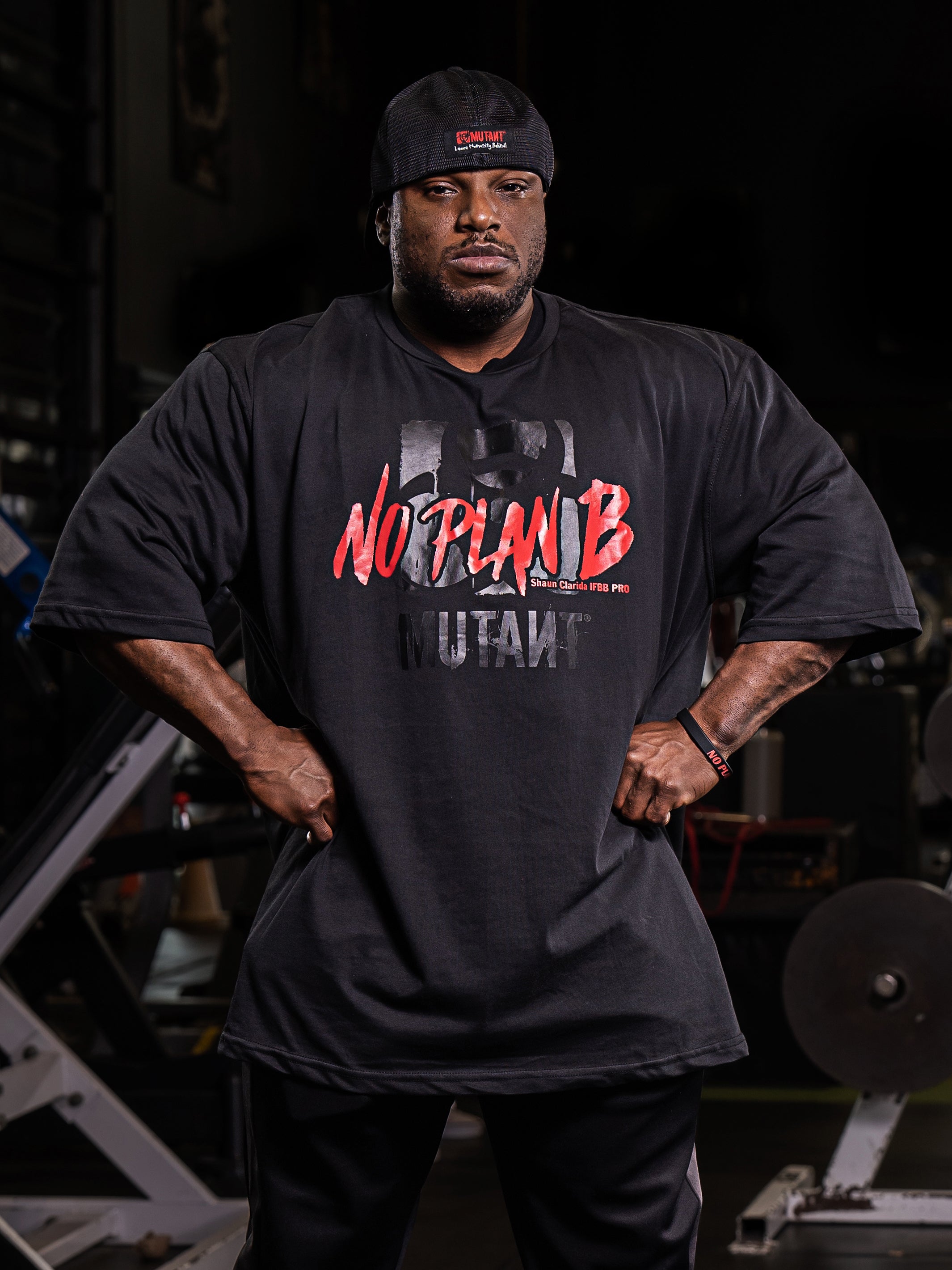 MUTANT NO PLAN B Oversized Gym T shirt Rep Shaun Clarida MUTANT