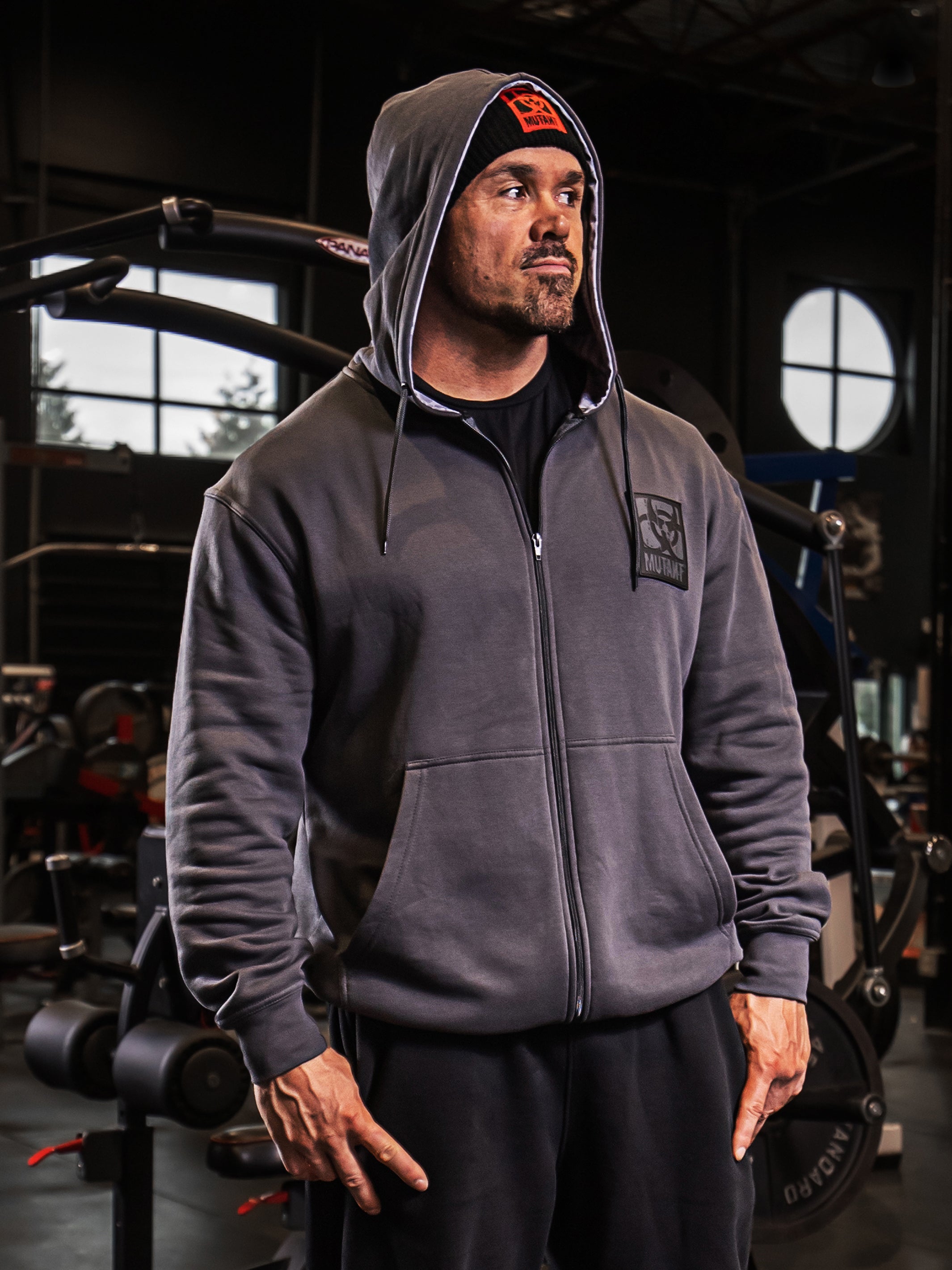 Gym 2024 zip hoodie