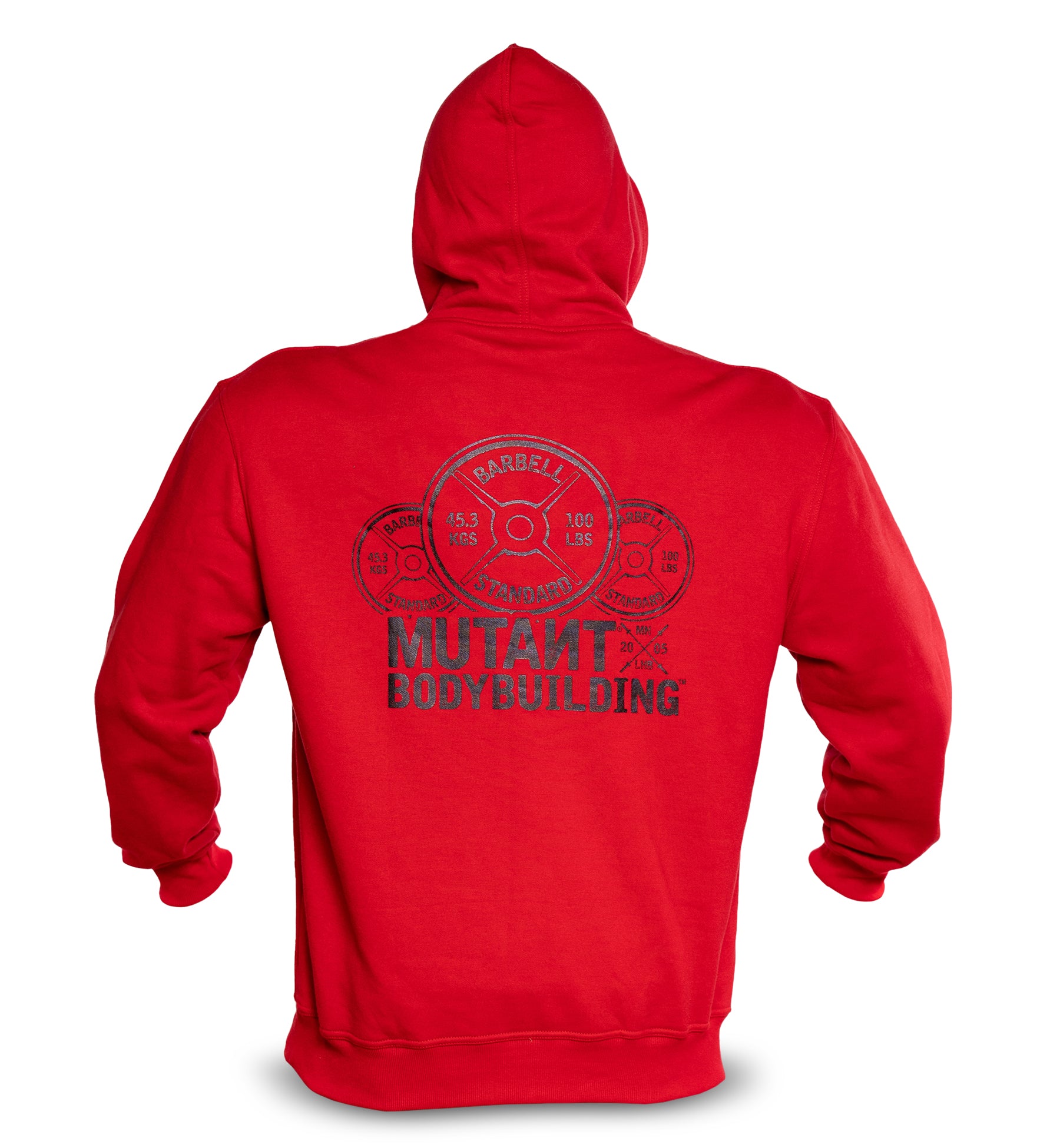 BODYBUILDING 2005 Gym Hoodie Red