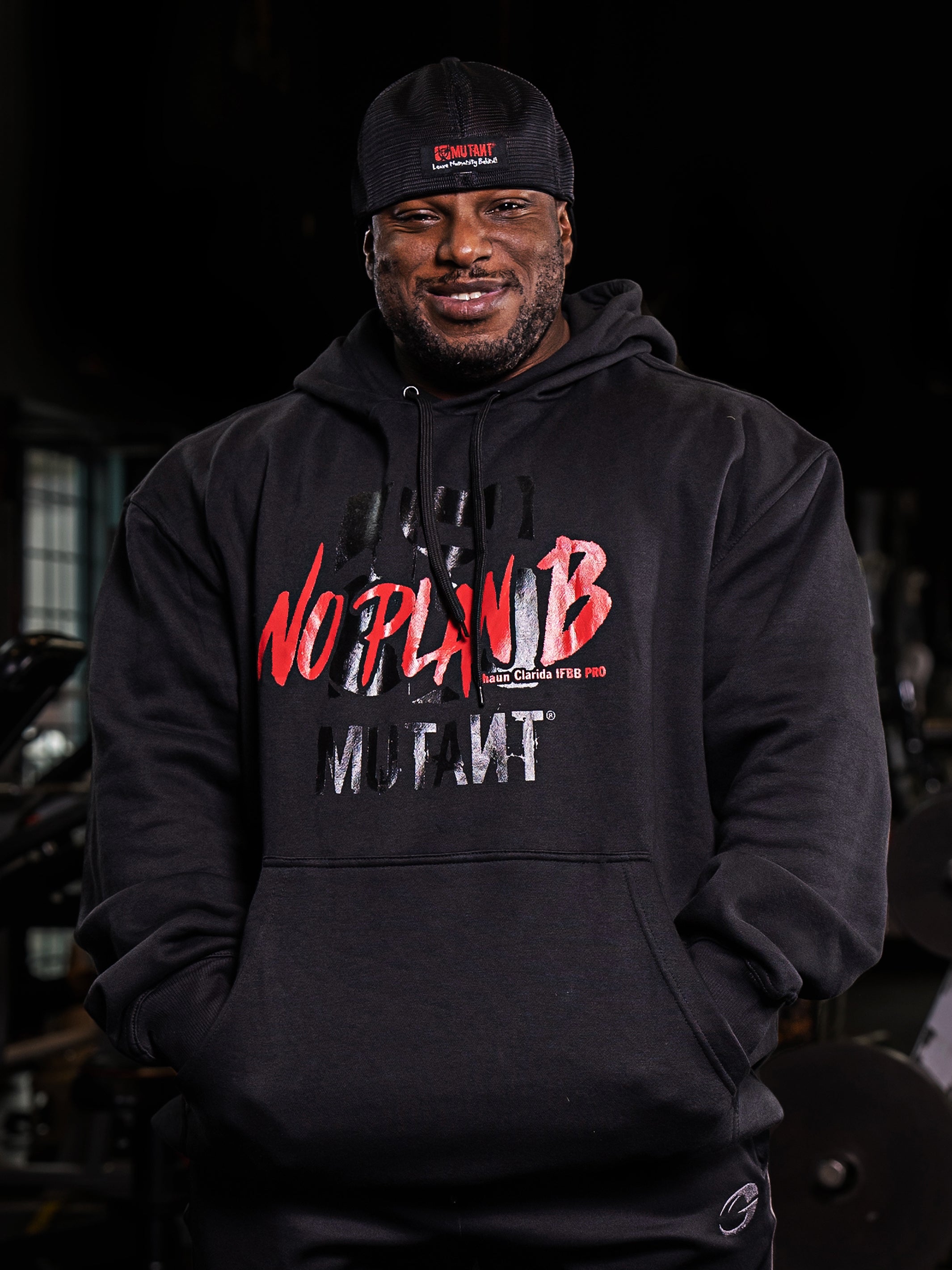 MUTANT® NO PLAN B Gym Hoodie | Rep 212 Mr. O Shaun Clarida