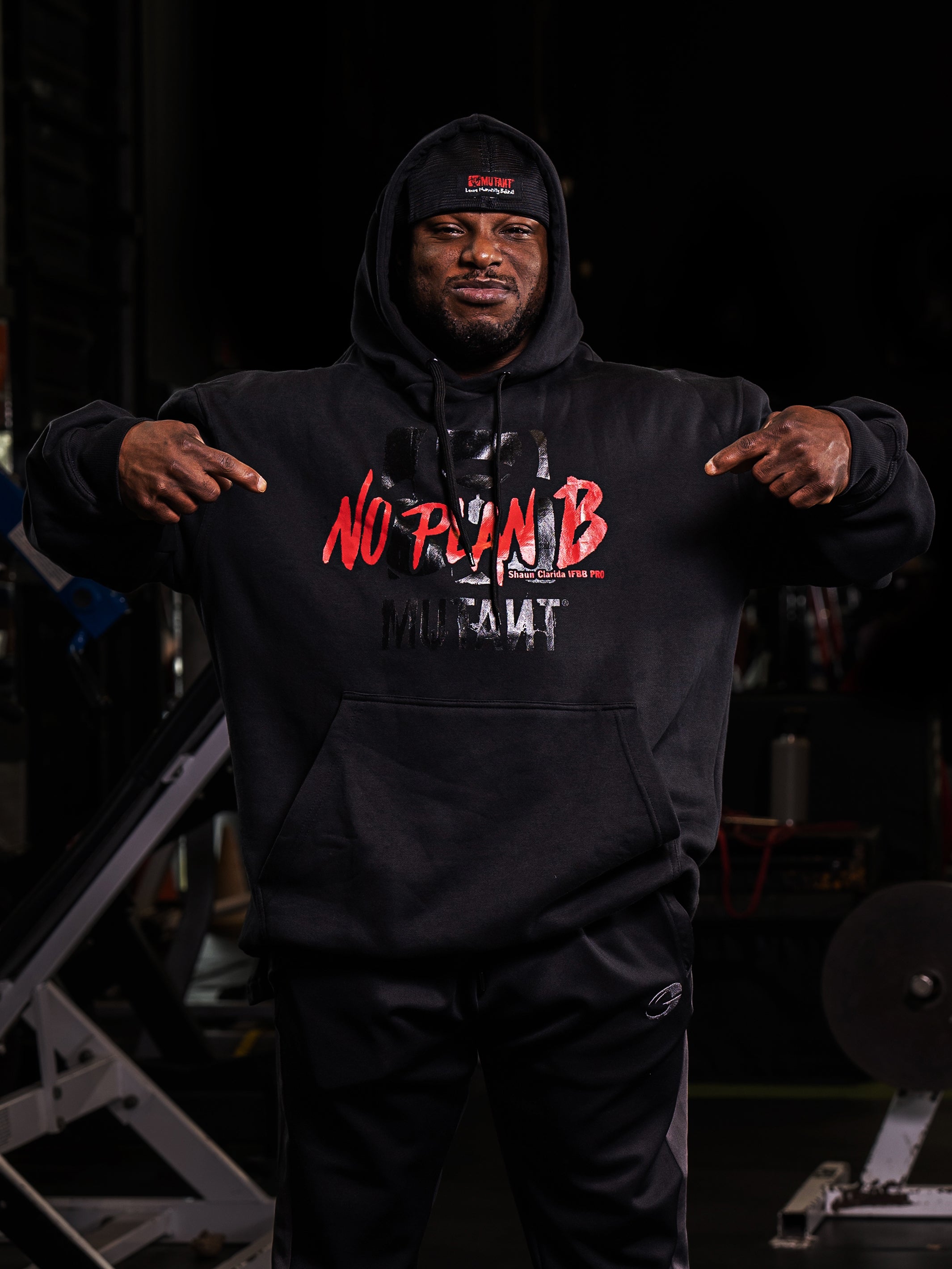 MUTANT NO PLAN B Gym Hoodie Rep 212 Mr. O Shaun Clarida MUTANT