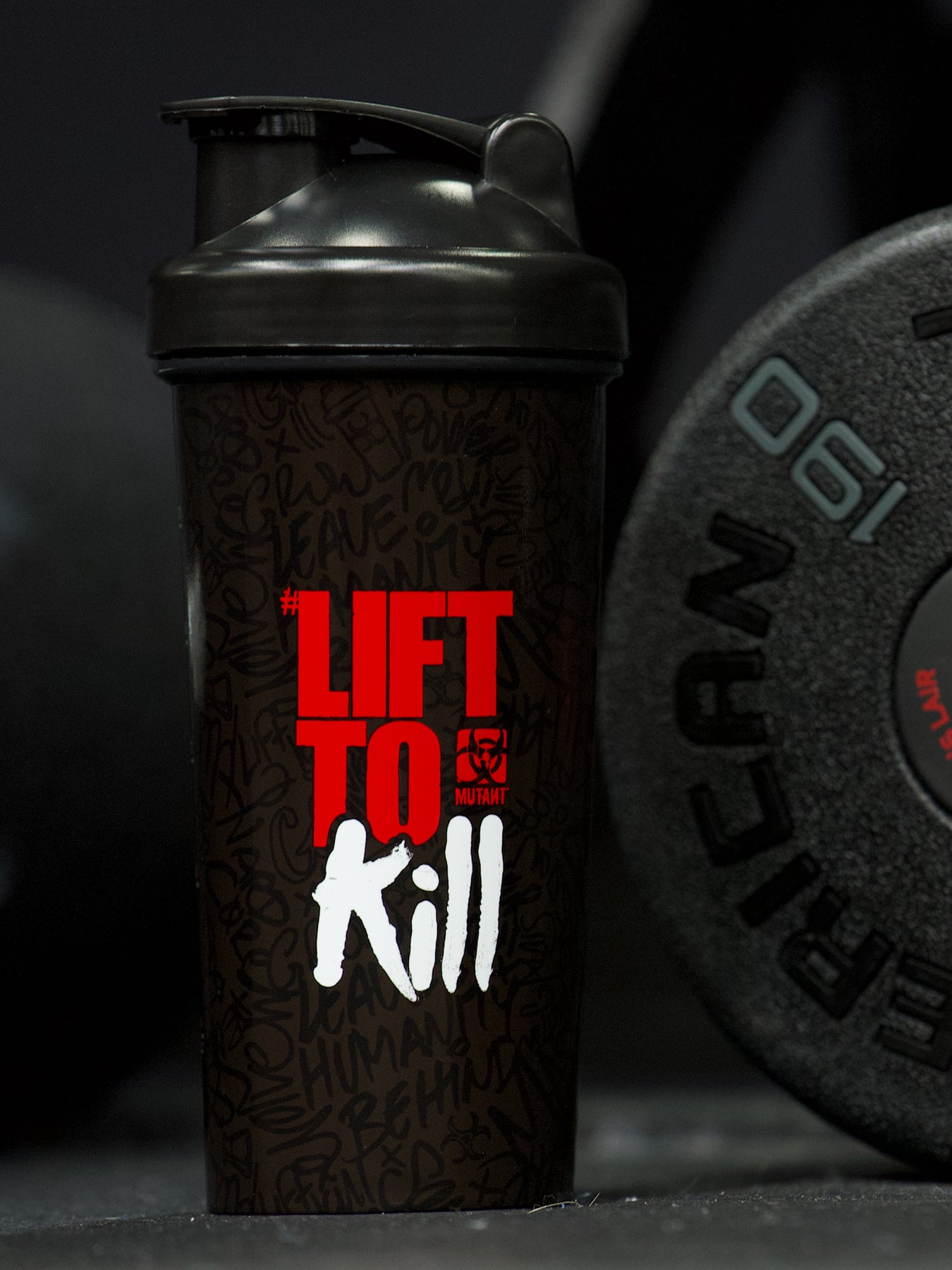 LIFT TO KILL 25oz Round Bottom Gym Shaker Cup / Bottle